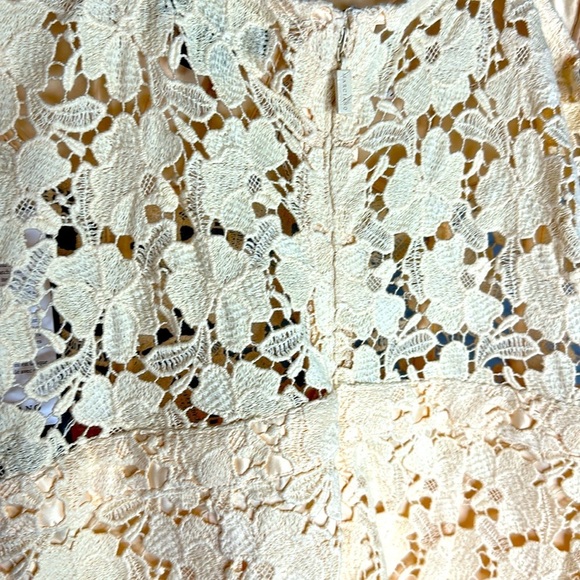 NWT! $280 Marciano Elegant Luca Lace Corset Dress in Soft Peach Size 8 - Picture 9 of 10